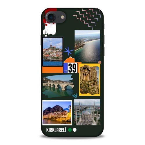 Lopard Apple Iphone 8 Uyumlu Kılıf Şehirli ※ (39) Kırklareli Liquid Crystal Kılıf
