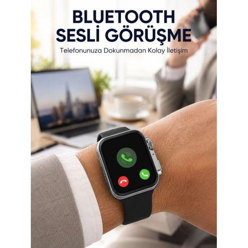 Rs12 Pro+ Titanyum Kasa Akıllı Saat – Uyku Ve Nabız Takibi, Suya Dayanıklı, Bluetooth Arama Yeni Nesil