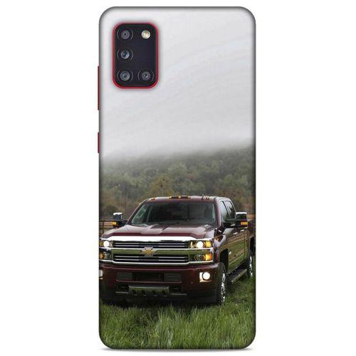 Lopard Samsung Galaxy A31 Uyumlu Kılıf PickUpX (35) Fit Design Kılıf Bordo