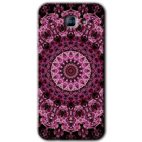 Galaxy A8 2016 Kılıf HD Desen Baskılı Arka Kapak - Mandala Patterns Kaleidoscope