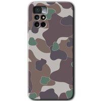 Redmi Note 11 4G Kılıf HD Desen Baskılı Arka Kapak - Kamuflaj 11