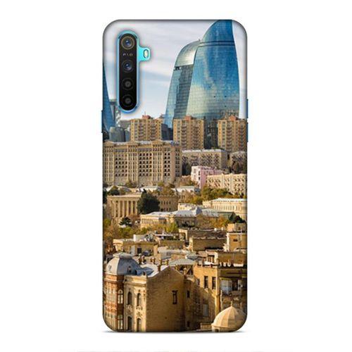 Realme 6i Uyumlu Kılıf Azarbaijan (31) TPU Kılıf Bakü Kuleler