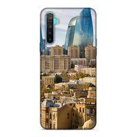 Realme 6i Uyumlu Kılıf Azarbaijan (31) TPU Kılıf Bakü Kuleler