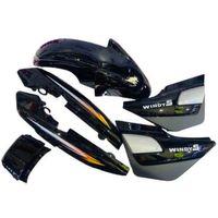 KANUNİ Kanuni Windy-S 125 Kaporta 3Lü Set Siyah