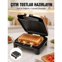 Tost Makinesi Ev Tipi Pratik Kullanım 4 Tost Kapasiteli Yeni Nesil