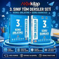 Data Yayınları 3. Sınıf Tüm Dersler Konu ve Soru Bankası Seti 2 Kitap