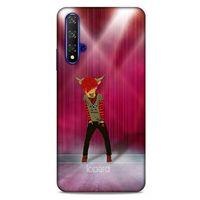 Huawei P Smart S Y8P Kılıf FunnyMaX (27) Tasarımlı Kılıf Fuşya