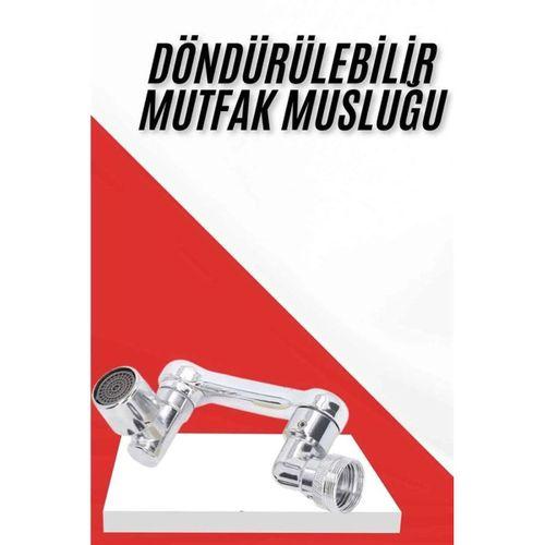 Her Yere Dönebilen Tasarruflu Mutfak Musluk Başlığı Ucu Musluk Ucu Oynar Başlıklı