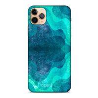Apple Iphone 11 Pro Kılıf Pastel Renkler (6) Silikon Kılıf Mavi Yeşil