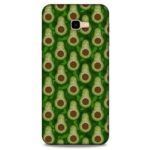 Frutix Avokado 02 Samsung Galaxy J4 Plus Kılıf Desenli Silikon