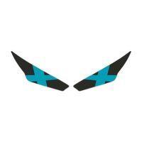 RKS Rks R250 2023 - 2024 Uyumlu Far Sticker X Mavi