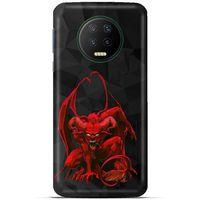 Lopard İnfinix Note 7 Uyumlu Kılıf Tattoo's (17) Tasarım Kılıf Red Dragon
