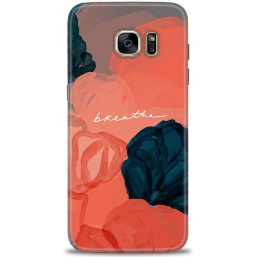 Samsung Galaxy S7 Edge Kılıf HD Baskılı Kılıf - Breathe + Tam Ekran Koruyucu