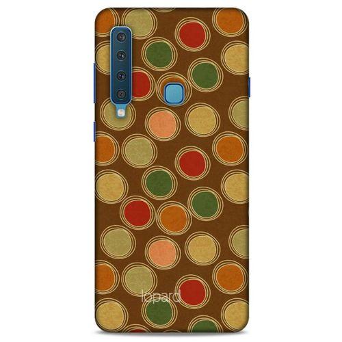 Samsung Galaxy A9 2018 Kılıf Pastel Renkler (43) Thin Fit Kılıf Kahve Yeşil