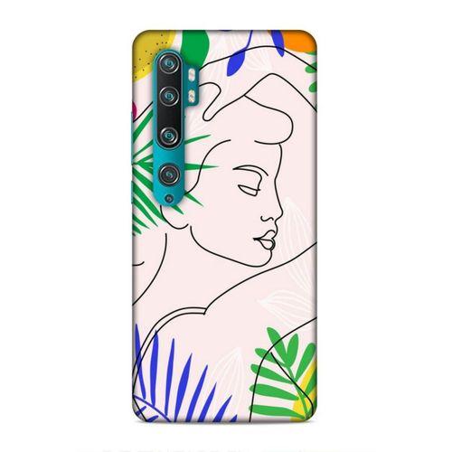 Xiaomi Mi Note 10 Uyumlu Kılıf Face'X 8 Baskılı Kılıf Çizim Kadın
