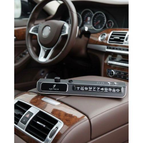 Araç İçi Led Park Telefon Numarası Göstergesi Ön Cam Uyumlu 2 Koku Hediyeli