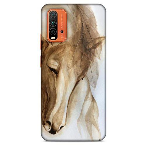 Lopard Xiaomi Redmi Note 9 4g Uyumlu Kılıf Y.Liva-2020 Seri Huzurlu At Silicone Case