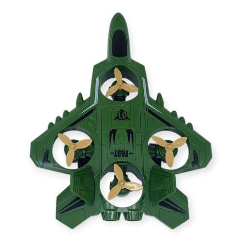 Sürtmeli Döner 4 Pervaneli Uçak - Yeşil