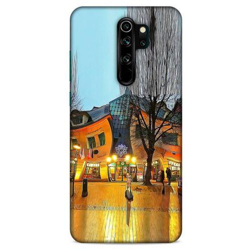 Xiaomi Redmi Note 8 Pro Kılıf Dünya Mimarisi (33) Hybrid Kılıf Krzywy Domek Polonya