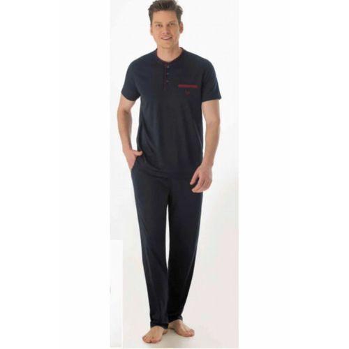 Eros Ese920 O Patlı 3'lü Pijama Tk. Pamuk Lacivert Xl