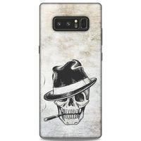 Lopard Samsung Galaxy Note 8 Uyumlu Kılıf Tattoo's (24) Darbe Emici Kılıf Şapkalı İskelet