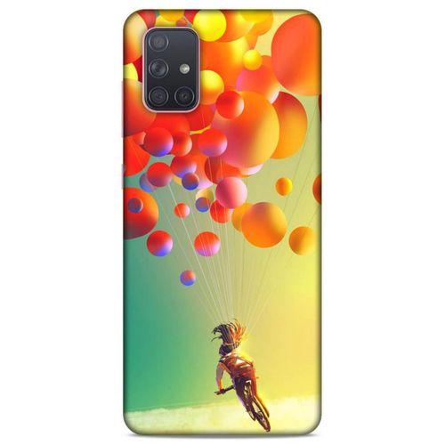 Lopard Samsung Galaxy A71 Uyumlu Kılıf Manipülasyon ☻ (39) Liquid Crystal Kılıf Baskılı