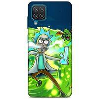 Samsung Galaxy A12 Uyumlu Kılıf Rick And Morty (19) Kılıfları Ethan