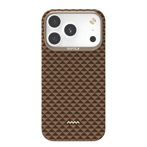 Apple iPhone 17 Pro Max Kılıf M-safe Şarj Özellikli Raptic Aramid Skin Origin Serisi Karbon Kapak