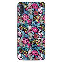 Retro (1) Desen Kılıfı Renkli Samsung Galaxy A11 Kılıf