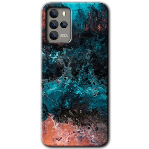 Omix X700 Kılıf HD Desen Baskılı Arka Kapak - Liquid Colorfull