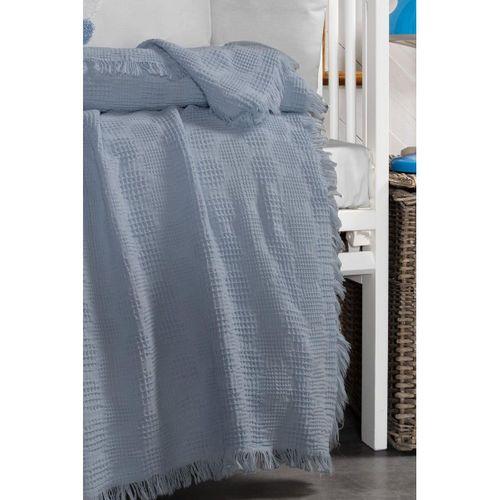 Kanz Kanz Bebek Waffle Müslin Nakışlı Pike Knz-021 Teddy