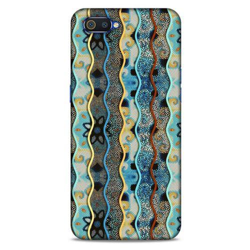 Oppo Realme C2 Kılıf Baskılı Özel Seri Taşlı (30) Silicone Case