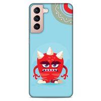 Lopard Samsung Galaxy S21 Uyumlu Kılıf Emojix (31) TPU Kılıf