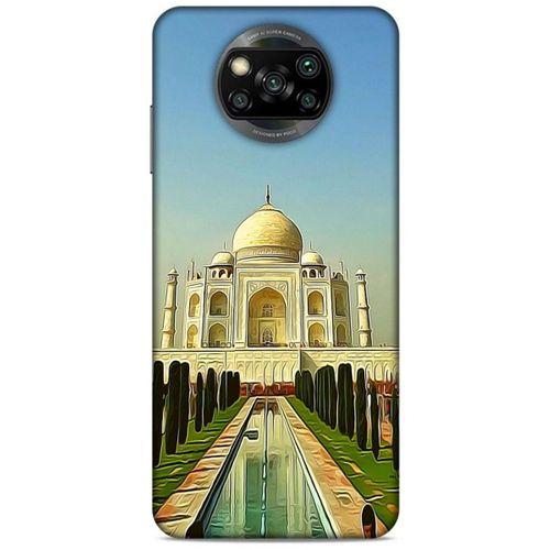Xiaomi Redmi Poco X3 Kılıf Dünya Mimarisi (18) Telefon Kılıfları Tac Mahal Hindistan