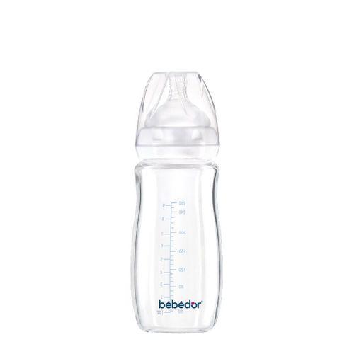 Bebedor Geniş Ağızlı Isıya Dayanıklı Cam Biberon 260ml 51301
