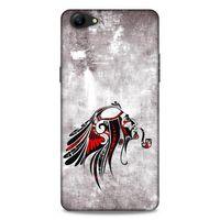 Lopard Oppo A79 Uyumlu Kılıf Tattoo's (43) Thin Fit Kılıf Pipolu Kızılderili