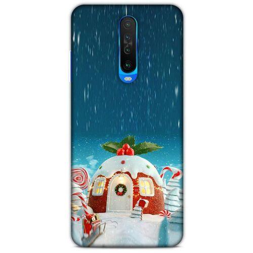 Xiaomi Poco X2 Kılıf Snowix (14) Lansman Kılıf Beyaz Kırmızı