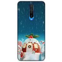 Xiaomi Poco X2 Kılıf Snowix (14) Lansman Kılıf Beyaz Kırmızı