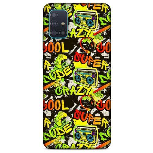 Graffitix (28) Desenli Silikon Kapak Samsung Galaxy A51 Kılıf