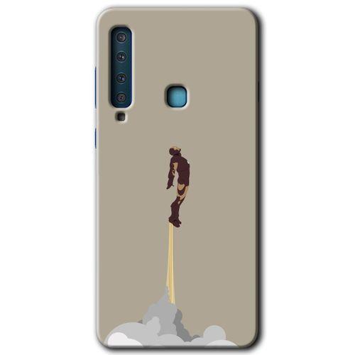 Potkal Hediye Fabrikası Samsung Galaxy A9 2018 Kılıf HD Desen Baskılı Arka Kapak - İronman-Airport