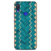 Lopard Xiaomi Redmi Note 7 Uyumlu Kılıf Wood'X (36) Glitter Kılıf Desenli