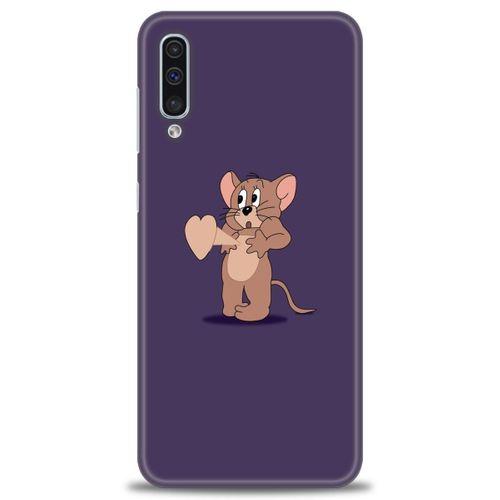 Samsung Galaxy A50 Kılıf HD Baskılı Kılıf - Aşık Jerry + Tam Ekran Koruyucu