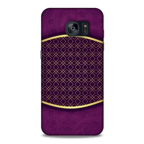 Samsung Galaxy S7 Edge Uyumlu Kılıf Mor Delisi (8) Baskılı Kılıf Yerel