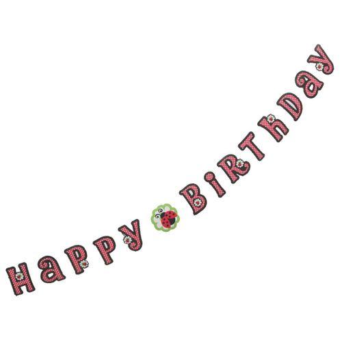 BANNER UĞUR BÖCEĞİ HAPPY BİRTHDAY 1,62M