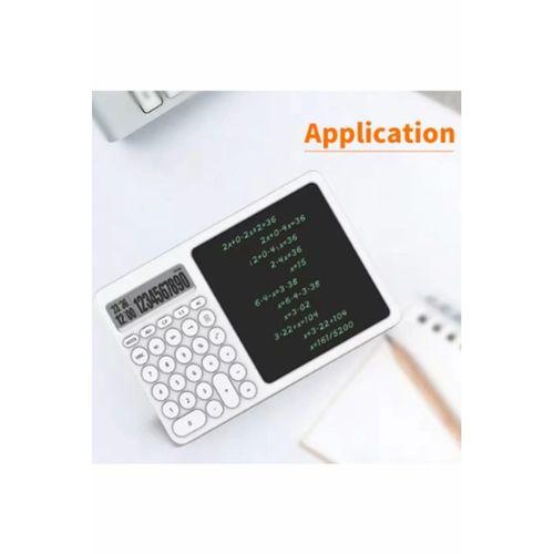 Çok Amaçlı Digital Hesap Makinesi Lcd Ekran Yazma Tableti Ofis Okul İçin Silinebilir El Yazısı Not Defteri