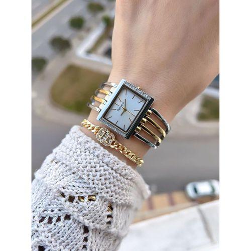 Ferrucci Kaburga Tasarım 2 Yıl Garantili 3 Atm Suya Dayanıklı Kadın Kol Saati+Bileklik FC.L11441.3