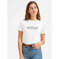 The Haunting of Hill House Yazi Kadın Beyaz Tshirt