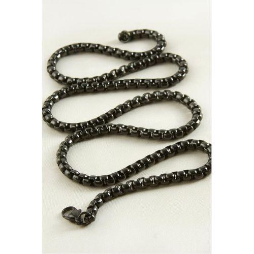 Kare Zincir Çelik Kolye 45 cm