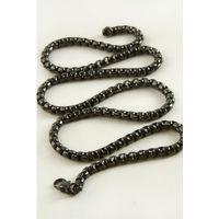 Kare Zincir Çelik Kolye 45 cm