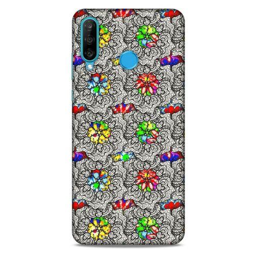 Graffitix (16) Desenli Silikon Kapak Huawei P30 Lite Kılıf